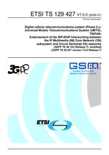Die Norm ETSI TS 129427-V7.0.0 1.7.2008 Ansicht