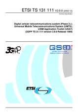 Die Norm ETSI TS 131111-V3.9.0 31.12.2002 Ansicht