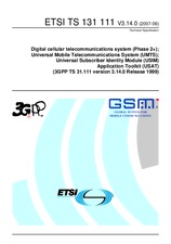 Die Norm ETSI TS 131111-V3.14.0 28.6.2007 Ansicht