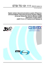 Die Norm ETSI TS 131111-V8.2.0 28.10.2008 Ansicht