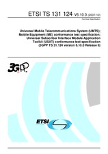 Die Norm ETSI TS 131124-V6.10.0 24.10.2007 Ansicht