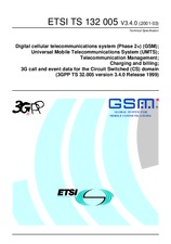 Die Norm ETSI TS 132005-V3.4.0 31.3.2001 Ansicht