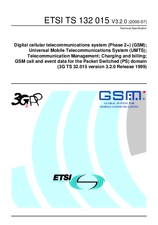 Die Norm ETSI TS 132015-V3.2.0 22.7.2000 Ansicht