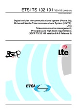 Die Norm ETSI TS 132101-V8.4.0 23.1.2009 Ansicht