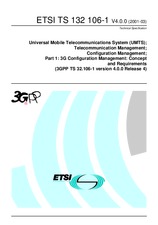 Die Norm ETSI TS 132106-1-V4.0.0 31.3.2001 Ansicht