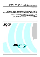 Die Norm ETSI TS 132106-3-V3.1.0 22.7.2000 Ansicht