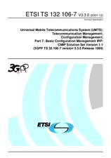 Die Norm ETSI TS 132106-7-V3.3.0 31.12.2001 Ansicht