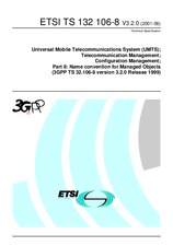 Die Norm ETSI TS 132106-8-V3.2.0 30.7.2001 Ansicht