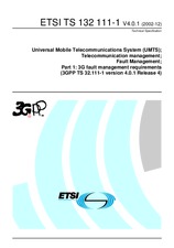 UNGÜLTIG ETSI TS 132111-1-V4.0.0 30.7.2001 Ansicht