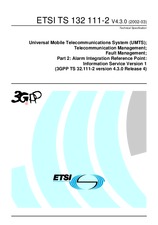 Die Norm ETSI TS 132111-2-V4.3.0 31.3.2002 Ansicht