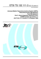 Die Norm ETSI TS 132111-3-V3.1.0 22.7.2000 Ansicht