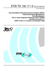 Die Norm ETSI TS 132111-3-V3.2.0 30.9.2000 Ansicht