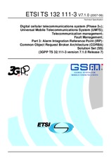 Die Norm ETSI TS 132111-3-V7.1.0 28.6.2007 Ansicht