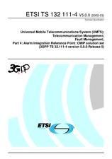 Die Norm ETSI TS 132111-4-V5.0.0 31.3.2002 Ansicht