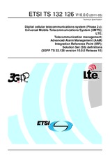 Die Norm ETSI TS 132126-V10.0.0 9.5.2011 Ansicht