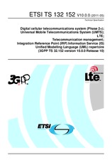 Die Norm ETSI TS 132152-V10.0.0 9.5.2011 Ansicht