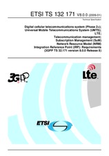 Die Norm ETSI TS 132171-V8.0.0 27.1.2009 Ansicht