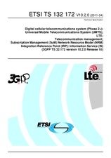 Die Norm ETSI TS 132172-V10.2.0 4.4.2011 Ansicht