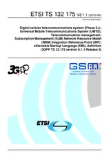 Die Norm ETSI TS 132175-V8.1.1 16.4.2010 Ansicht