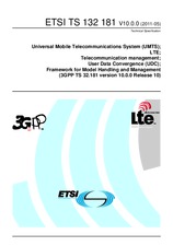 Die Norm ETSI TS 132181-V10.0.0 9.5.2011 Ansicht