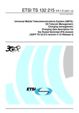 Die Norm ETSI TS 132215-V4.1.0 31.12.2001 Ansicht
