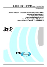 Die Norm ETSI TS 132215-V4.3.0 27.6.2002 Ansicht