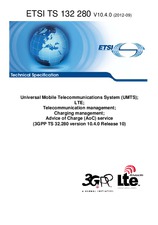Die Norm ETSI TS 132280-V10.4.0 28.9.2012 Ansicht