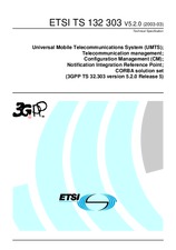 Die Norm ETSI TS 132303-V5.2.0 31.3.2003 Ansicht