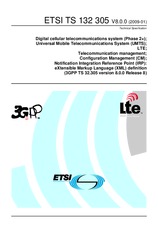 Die Norm ETSI TS 132305-V8.0.0 27.1.2009 Ansicht