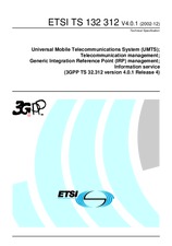 UNGÜLTIG ETSI TS 132312-V4.0.0 30.7.2001 Ansicht