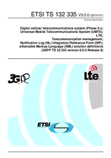 Die Norm ETSI TS 132335-V9.0.0 28.1.2010 Ansicht