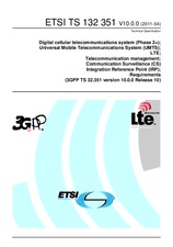 Die Norm ETSI TS 132351-V10.0.0 19.4.2011 Ansicht