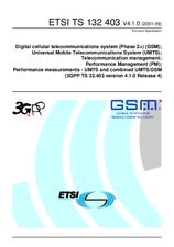 Die Norm ETSI TS 132403-V4.1.0 30.9.2001 Ansicht