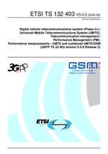 Die Norm ETSI TS 132403-V5.0.0 27.6.2002 Ansicht
