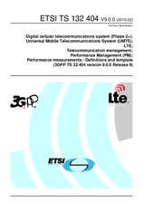 Die Norm ETSI TS 132404-V9.0.0 8.2.2010 Ansicht