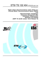 Die Norm ETSI TS 132404-V10.0.0 27.4.2011 Ansicht