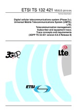 Die Norm ETSI TS 132421-V8.6.0 16.4.2010 Ansicht