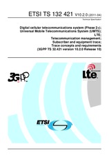 Die Norm ETSI TS 132421-V10.2.0 7.4.2011 Ansicht