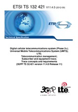 Die Norm ETSI TS 132421-V11.4.0 28.9.2012 Ansicht