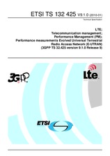 Die Norm ETSI TS 132425-V9.1.0 29.1.2010 Ansicht