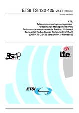 Die Norm ETSI TS 132425-V9.4.0 20.10.2010 Ansicht