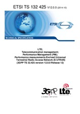 Die Norm ETSI TS 132425-V12.0.0 27.10.2014 Ansicht