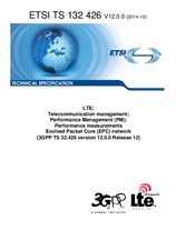 Die Norm ETSI TS 132426-V12.0.0 20.10.2014 Ansicht