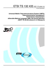 Die Norm ETSI TS 132435-V6.1.0 31.12.2005 Ansicht