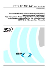 Die Norm ETSI TS 132445-V7.0.0 30.6.2007 Ansicht