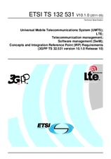 Die Norm ETSI TS 132531-V10.1.0 10.5.2011 Ansicht