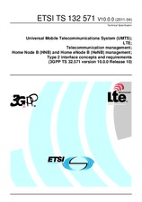 Die Norm ETSI TS 132571-V10.0.0 27.4.2011 Ansicht