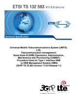 Die Norm ETSI TS 132583-V11.0.0 31.10.2012 Ansicht