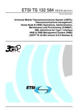 Die Norm ETSI TS 132584-V9.0.0 29.1.2010 Ansicht