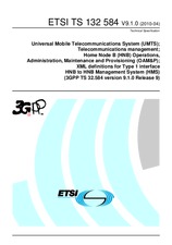 Die Norm ETSI TS 132584-V9.1.0 16.4.2010 Ansicht